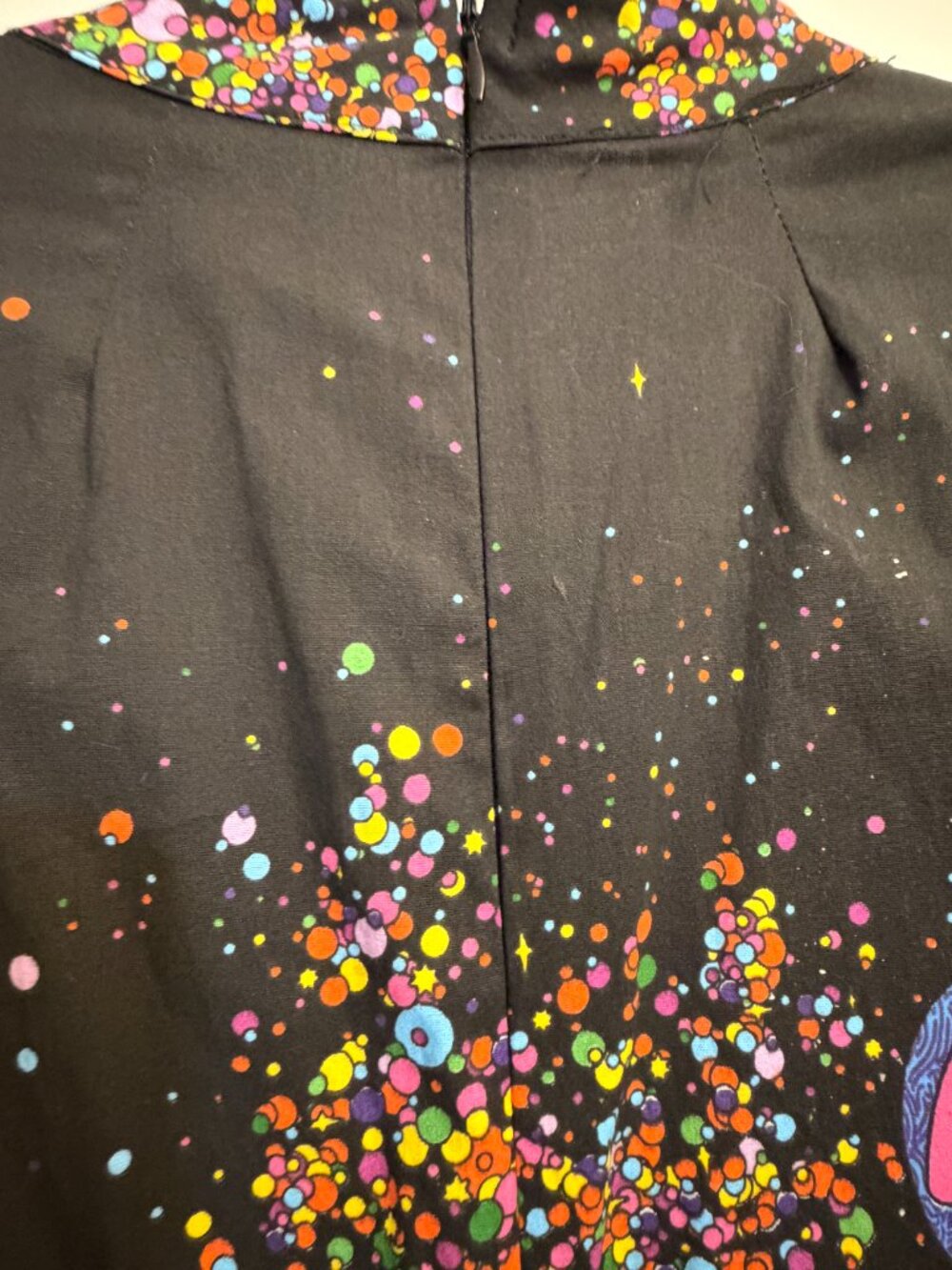 Nooworks Cosmic Ladies Airliner Dress Colorful Space A-Line Size 2X - Picture 3 of 6